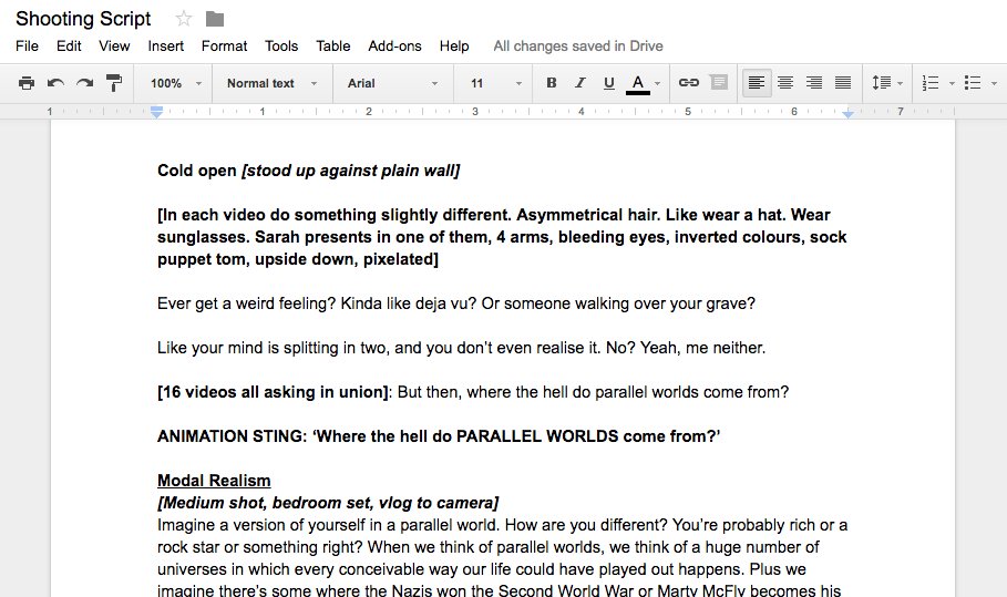 whycomplex's tweet image. #WeCreateEDU Day 5: Writing. I probably write about 4 drafts per video. You can compare with the finished film: youtu.be/TCcpQUyXCOc
