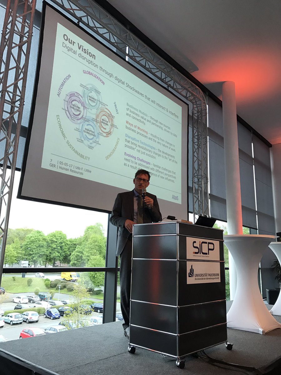 SICPaderborn's tweet image. Atos hat viele Berührungspunkte mit der Fachgruppe Engels und @unipb: C-LAB, #GoldForExperts, Projekte ... #mst20 #Digitalisierung #Arbeit40