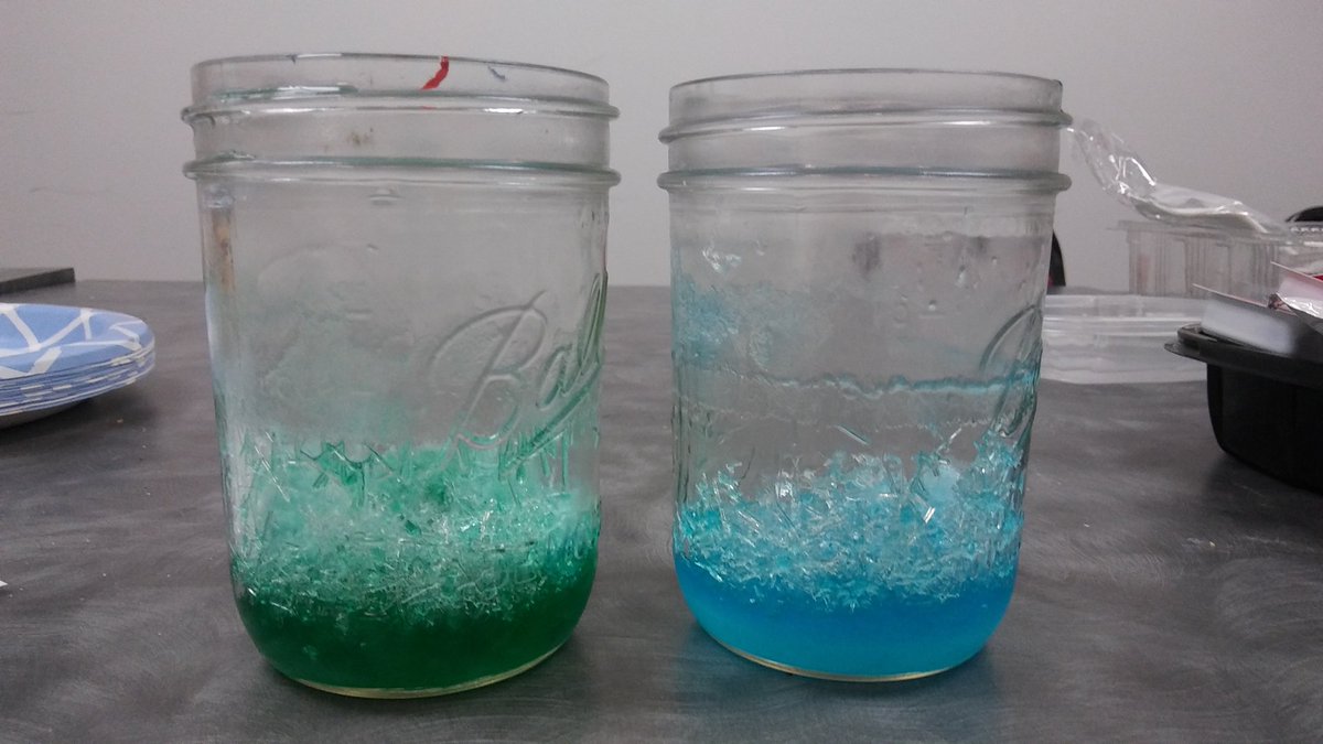 DawnHeck6's tweet photo. It's Science Fair time! Ss are using the scientific method to conduct experiments @SummitAcademies #myohioclassroom #gummybearlab #crystals https://t.co/XxPx4vStlH