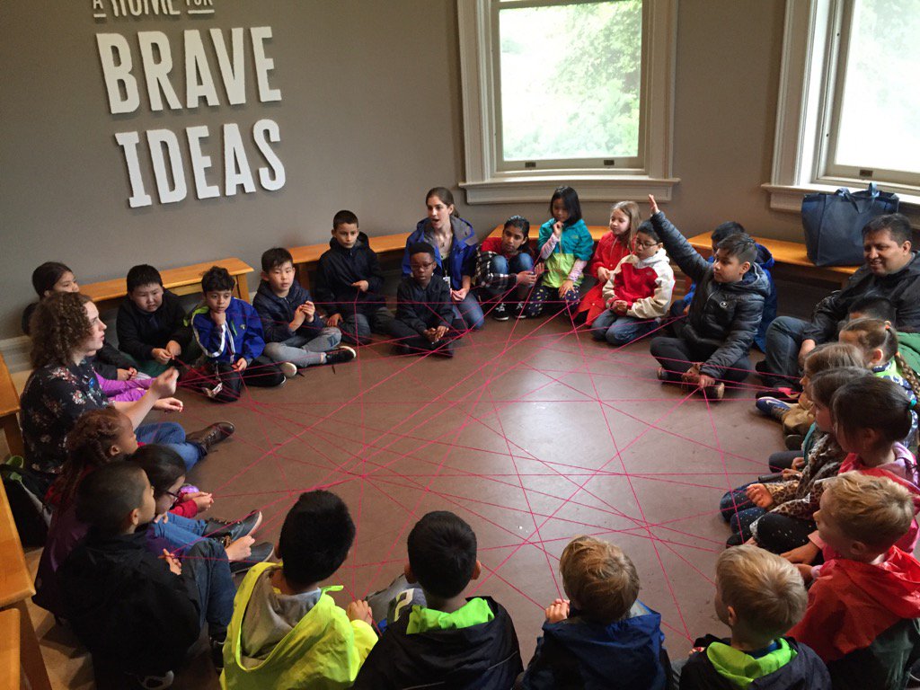 Demonstrating unity at Lincoln's Cottage. A great beginning! <a href="/Abingdon2nd/">Abingdon 2nd Grade</a> <a href="/AbingdonGIFT/">Abingdon APS</a>  <a href="/LincolnsCottage/">Lincoln's Cottage</a>