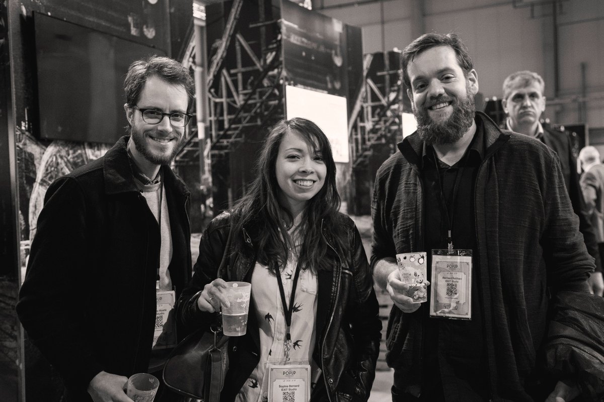 ExitStudioBe's tweet image. La Dream Team d'EXIT Studio à votre service, lors du Pop Up Speak Easy du 27/04, au Trilogiport d'Hermalle-Sous-Argenteau #popupspeakeasy