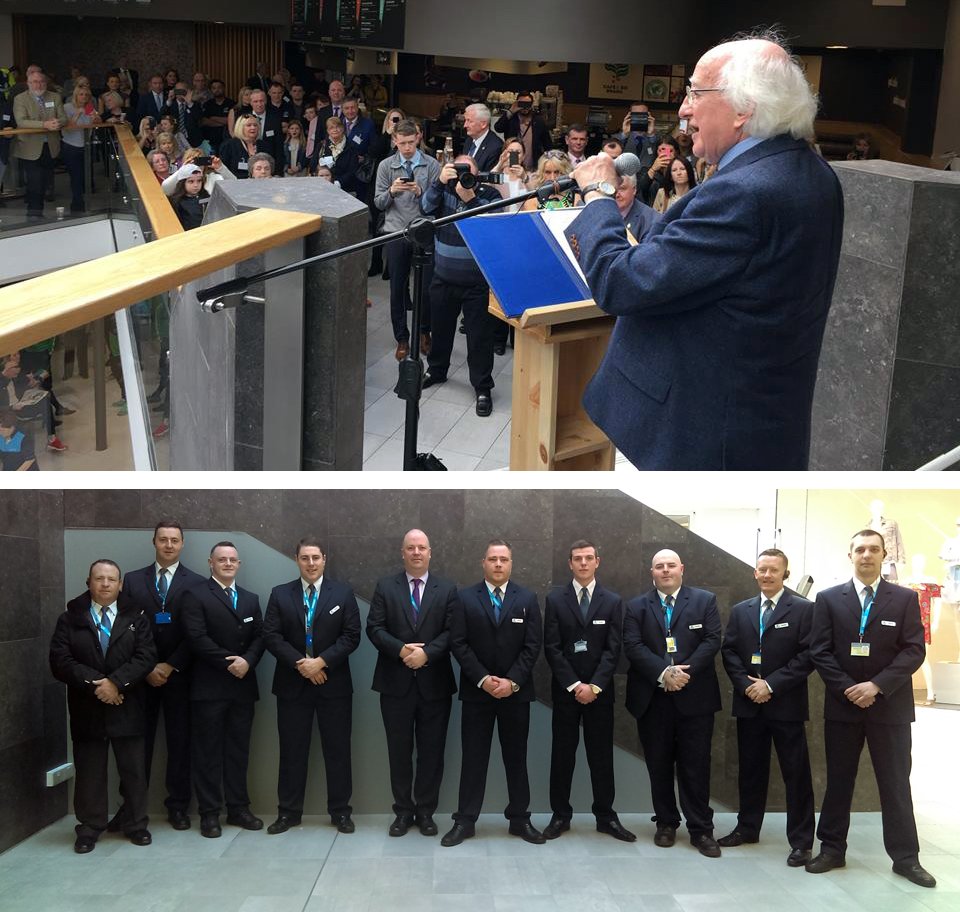 BidvestNoonan's tweet photo. Our team were busy in @NorthsideNSC on Monday for the visit of @PresidentIRL who opened the Northside centre for the unemployed https://t.co/gZvp9R9iBQ
