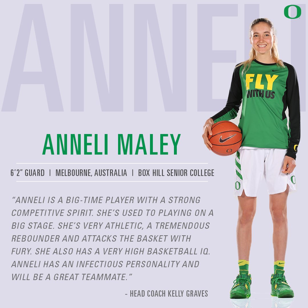 ShowtimeBBtours's tweet photo. A bit time #AussieRecruit headed to @OregonWBB @GoDucks to play for @GoDucksKG Congrats Anneli https://t.co/L4S4lygWKk