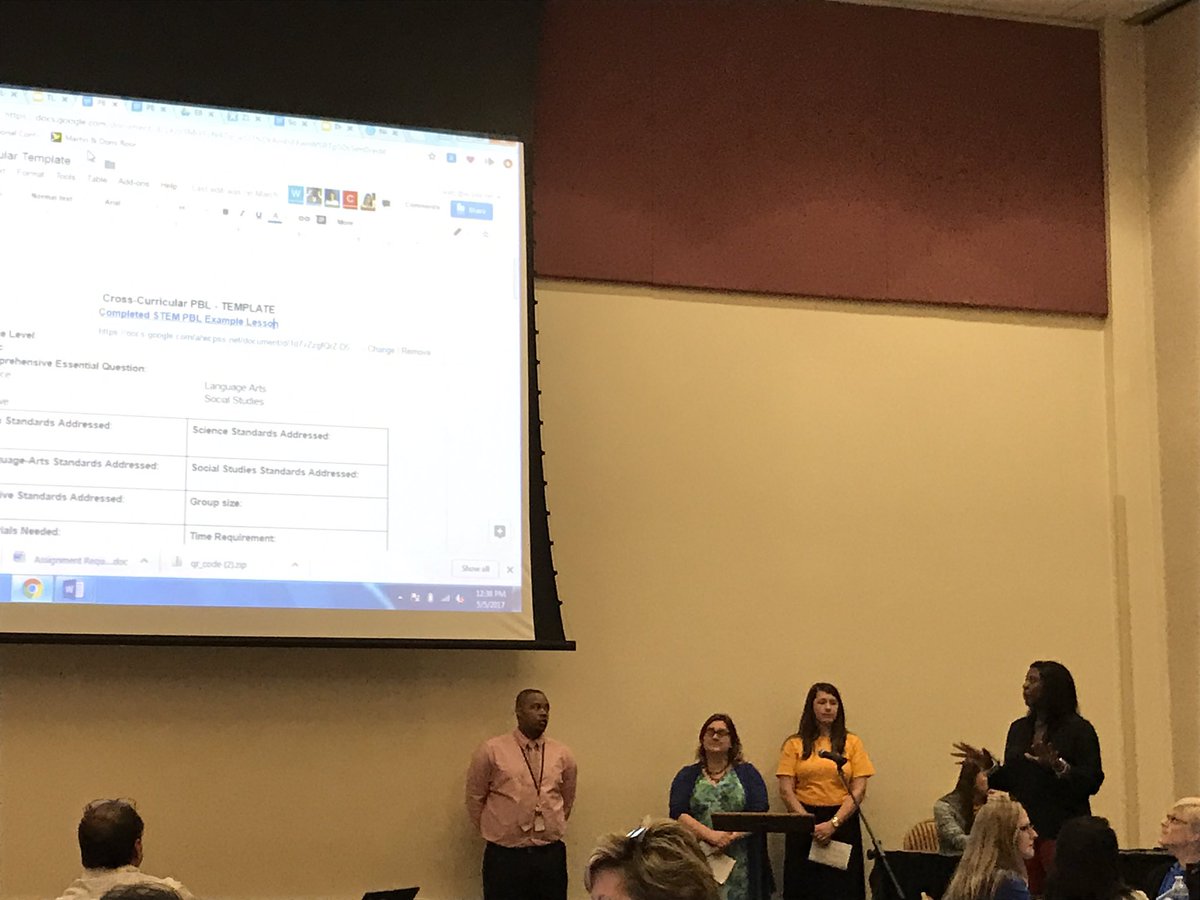 JenClineTravel's tweet photo. Listening to @Mrsdawsonrcms from @reedycreekms present on #PBL at our #WakeTLC  finale. https://t.co/i6LX3tZ1Ic