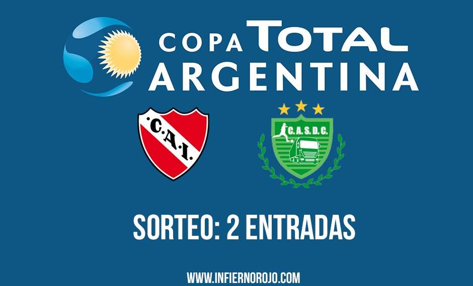 ¡Ganá 2 entradas para el 17/5 por #CopaTOTALArgentina! Seguí a <a href="/InfiernoRojo/">InfiernoRojo.com</a> y @TotalArgentina, RT a este TW y listo ¡Se van el lunes! 👹⚽️👹