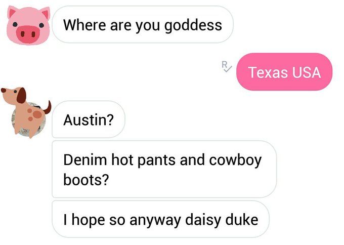 When you tell a subby you're from Texas... LMFAO!!  #texas #findomme  @rebelsubm @femdomslave8 @RTchastitypig<a href="/tag/texas"class="tags"><span>#texas</span></a><a href="/tag/findomme"class="tags"><span>#findomme</span></a>