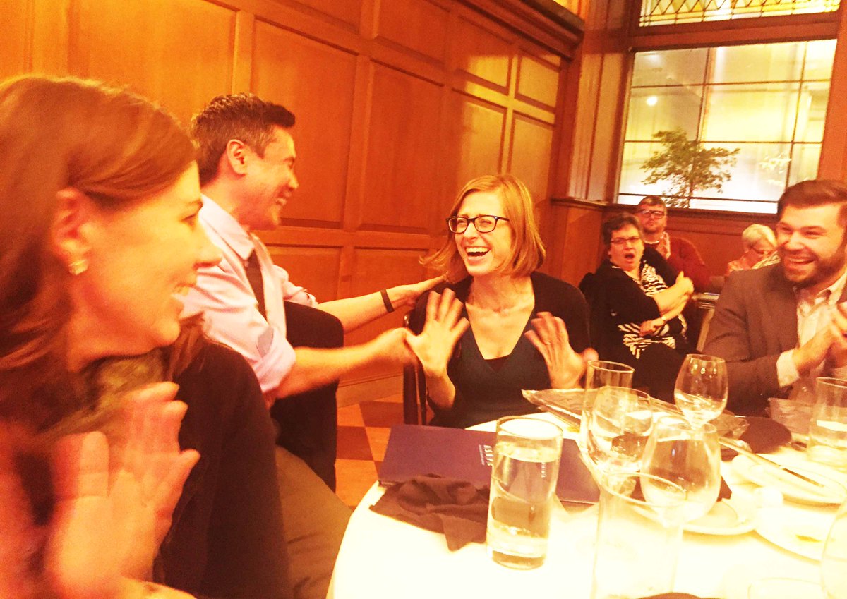 EditorJenB's tweet photo. RT @CSPAngelABC: @CSPOller can't believe her recognition at last night's ASBPE awards dinner. #cspdn https://t.co/49eJVHWDey