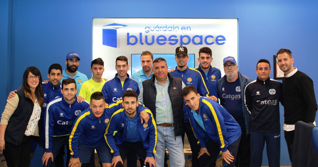 fsalagarcia's tweet photo. PRIMER EQUIPO | @fsalagarcia  visita las instalaciones de @Bluespace2 - La Maquinista para dar la bienvenida a nuestro nuevo colaborador. https://t.co/FhbrQTicBd