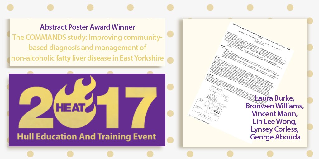 HEYNHSmec's tweet photo. The judges have decided our Winning Poster 2017 is - The COMMANDS study #HEAT2017 https://t.co/WzM6UGBLce
