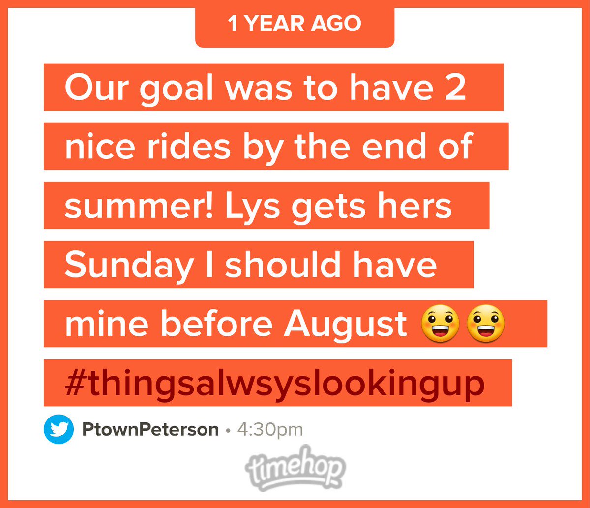 Happy_Dad_Bod's tweet image. Not quite by August but we did it!
#biggerthingstocome