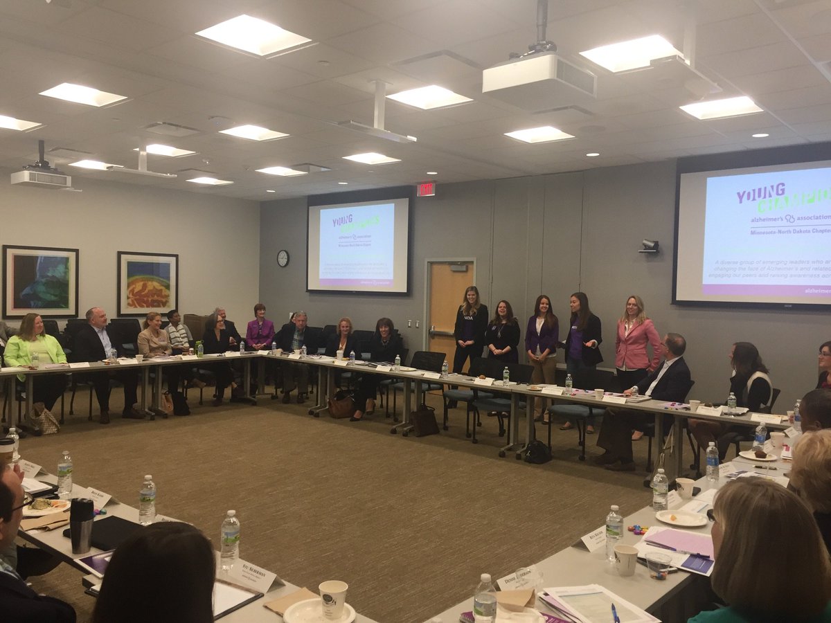 Big thanks to our inspirational <a href="/AlzYoungChamps/">ALZ Young Champions</a> for presenting the amazing work they've done this year at our Board of Directors meeting!