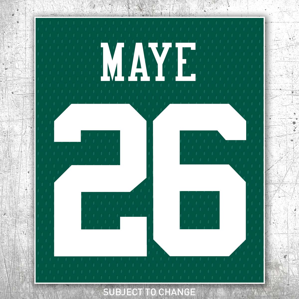 new york jets jersey numbers