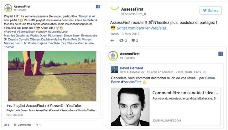 AssessFirst's tweet photo. En mai, fais ce qu'il te plait ! Découvre nos actualités de cette première semaine ! 🦄 🌟 https://t.co/lHKuf5KTrZ #AFWeekly https://t.co/cw1HItWipL