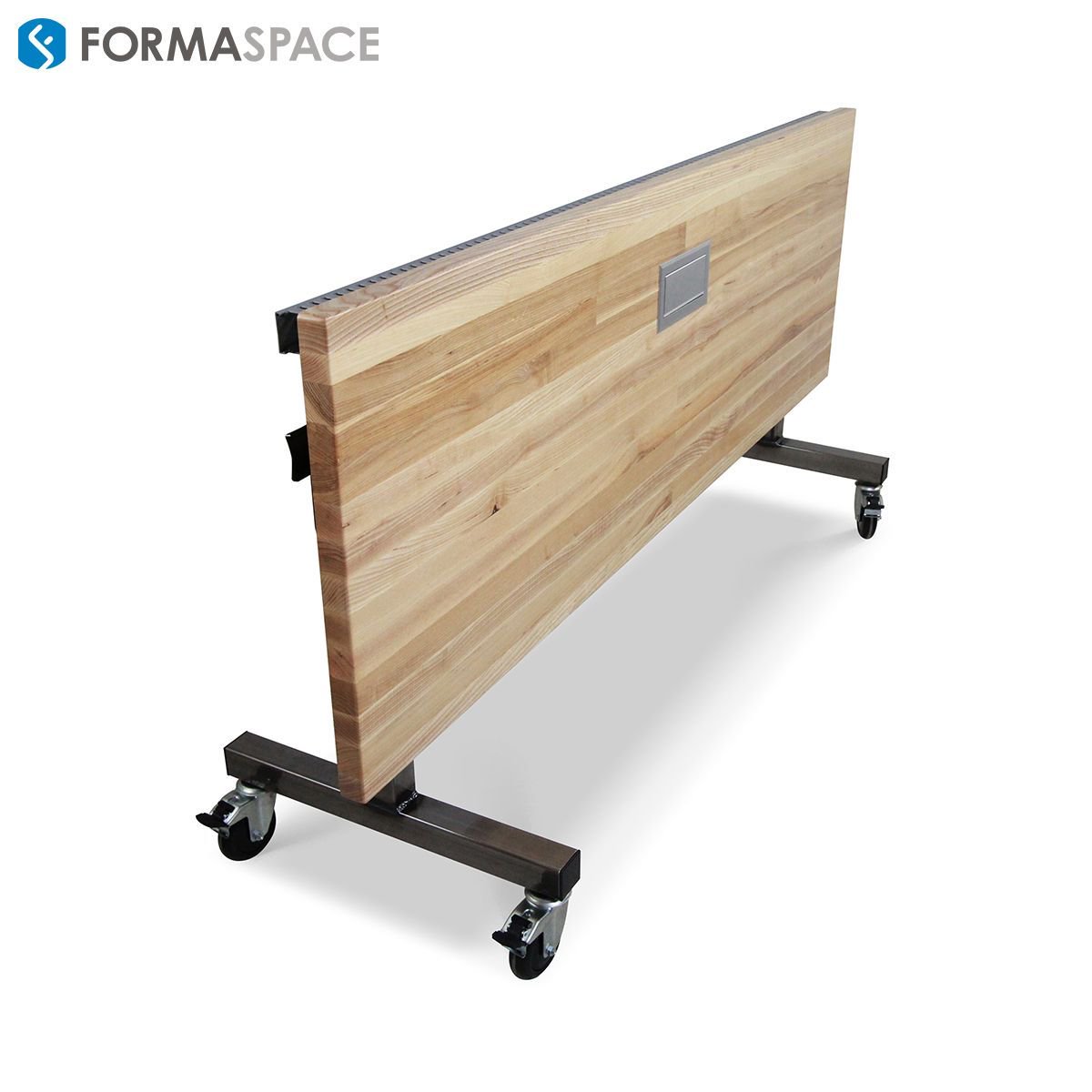 Formaspacecom's tweet photo. Can your training tables do this? We didn't think so. #mapletop #custombenches #collabsiblefurniture https://t.co/3krtQDUv9g