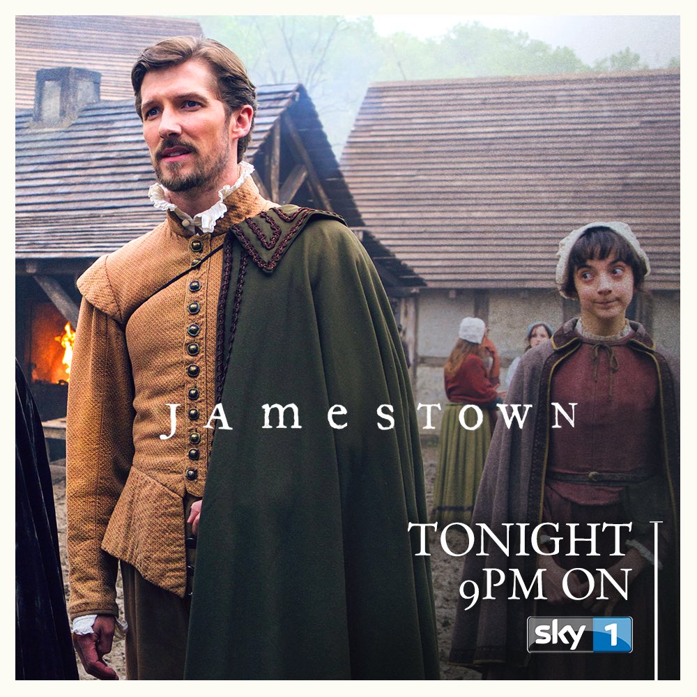 I don't know why <a href="/PatsyFerran/">Sebastien 🏞</a>'s looking so calm when MY GODDAMN SLEEVE IS ON FIRE! #Jamestown @sky1 at 9pm (did I mentioned this already??)