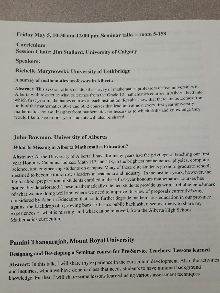 rmarynow's tweet photo. Excited to be presenting at Alberta Math Dialogue at MacEwan University. Looking forward to great conversations! https://t.co/sqdEJcFD0R