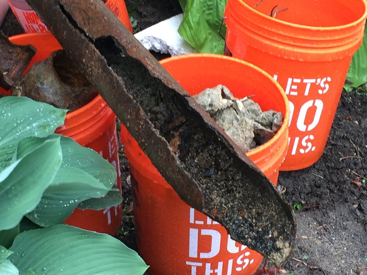 Discovering much worse problems while working a sewer back up.