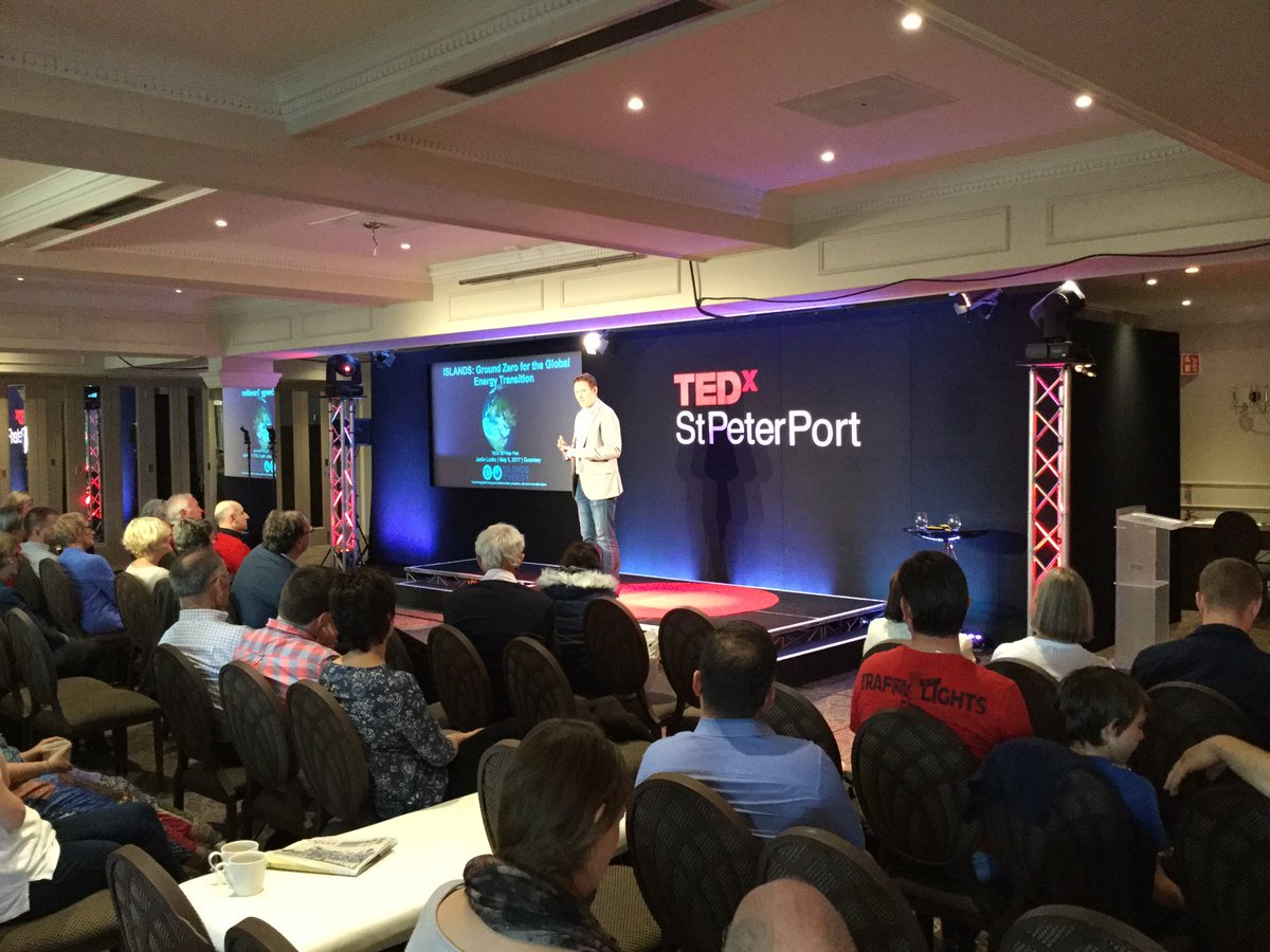 Islands are 'flipping the script' and can be at the forefront of positive energy and climate change stories says <a href="/JustinLocke79/">Justin Locke</a>