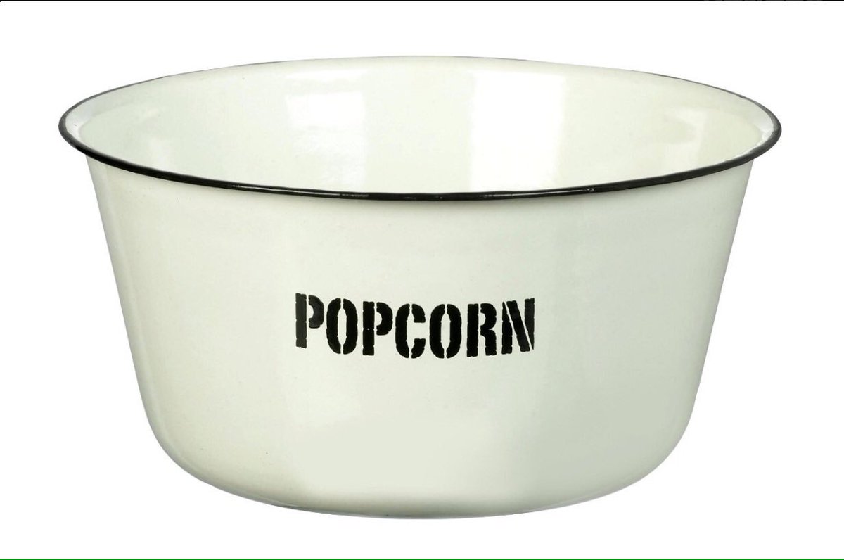 IvoryandPitch's tweet photo. We love this enamel popcorn bowl, part of our #ss17 #kichenware range. A must-have for movie night! @wearetrouva #FridayFeeling https://t.co/Gn2XOgwgOp