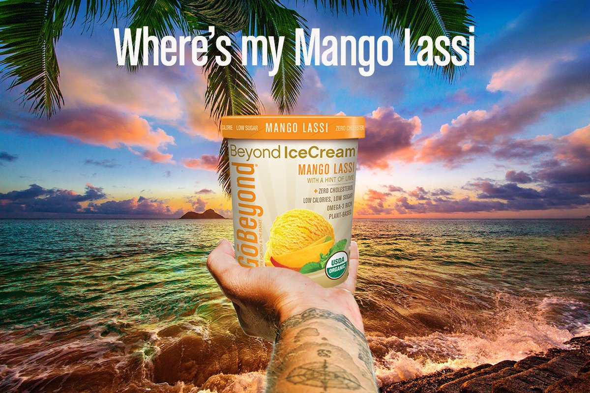 GoBeyondFoods's tweet photo. Where's my Mango Lassi? #plantbased #dairyfree #lowcalories #icecream #vegan https://t.co/EP5CYsNIJ2 #gobeyondfoods https://t.co/nTJ5Y7wcil