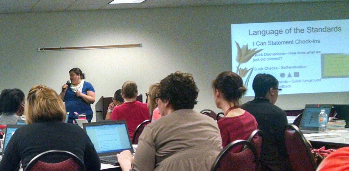 anichols32's tweet image. 💓 hearing from Kate as she shared I Can Statements and Success Criteria #AcademicLanguageLearning #BraveSharingFromTheField @WakeElementary