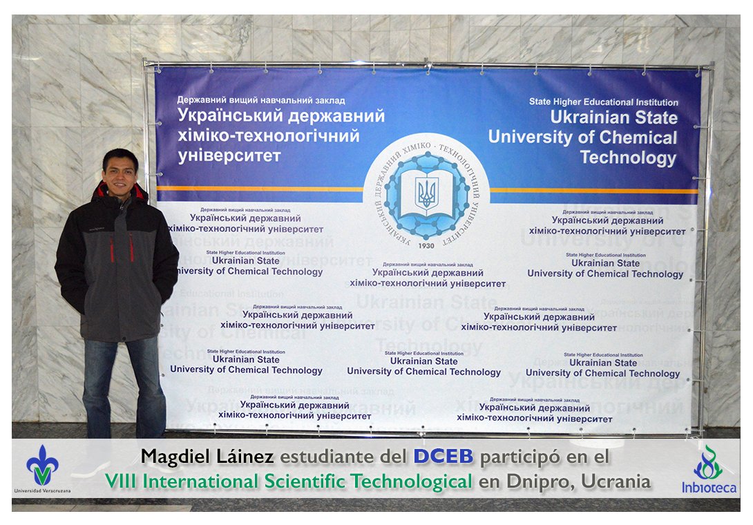 inbioteca's tweet photo. Estudiante del #DCEB @inbioteca participó en el VIII International Scientific Technological en Ucrania #UV_DamosMás
https://t.co/NOuCaTR7PN https://t.co/Pejrn4zzEY