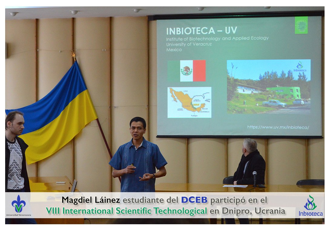 inbioteca's tweet photo. Estudiante del #DCEB @inbioteca participó en el VIII International Scientific Technological en Ucrania #UV_DamosMás
https://t.co/NOuCaTR7PN https://t.co/Pejrn4zzEY
