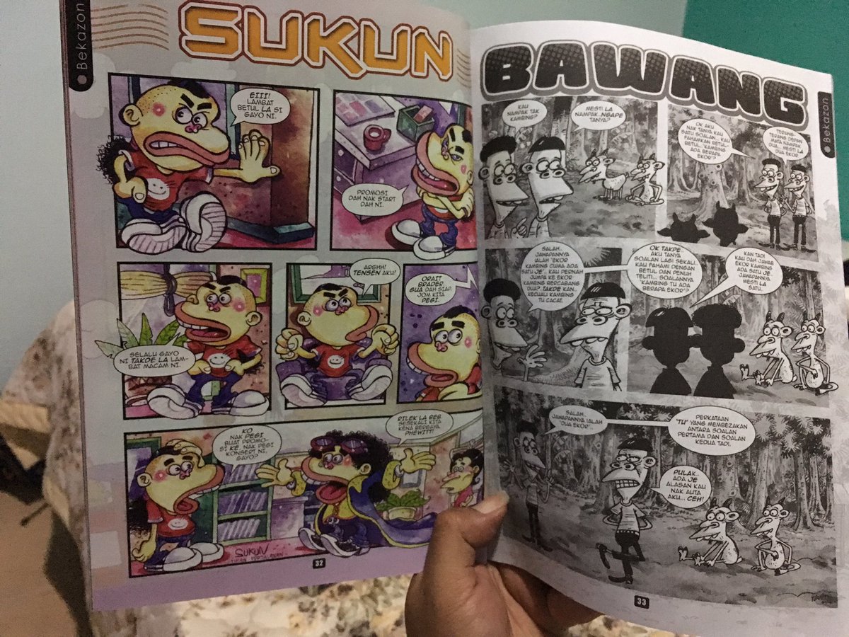 ruviyamin's tweet photo. Budak2 komik Ujang is back wey!! https://t.co/BYLtFaXv79