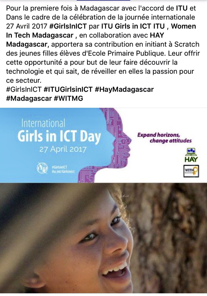 HayMadagascar's tweet photo. @HayMadagascar #HayMadagascar #WITMG #madagascar #learning #formation #GirlsinICT #ITU https://t.co/lIkdcUexCJ
