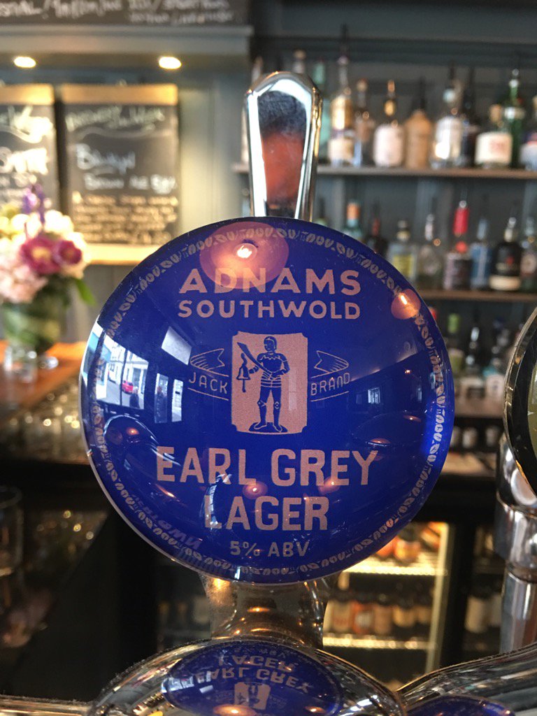 arcadetavern's tweet image. @Adnams earl grey lager back on front bar . A suffolk beer for suffolks best pub as voted by @suffolkmag