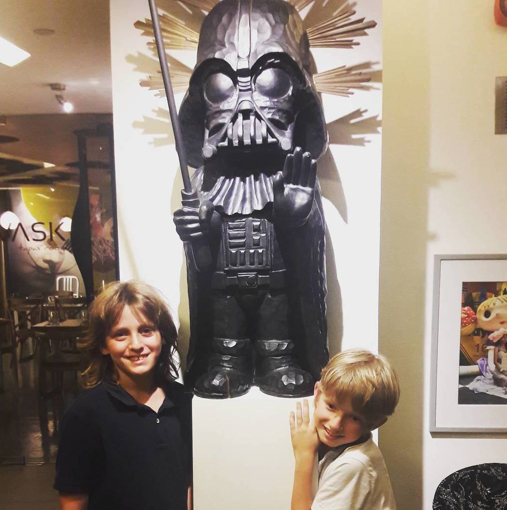 Join the Dark Side my young Siths #Philippines #manila #rtw #familytravel ift.tt/2pO5TCU