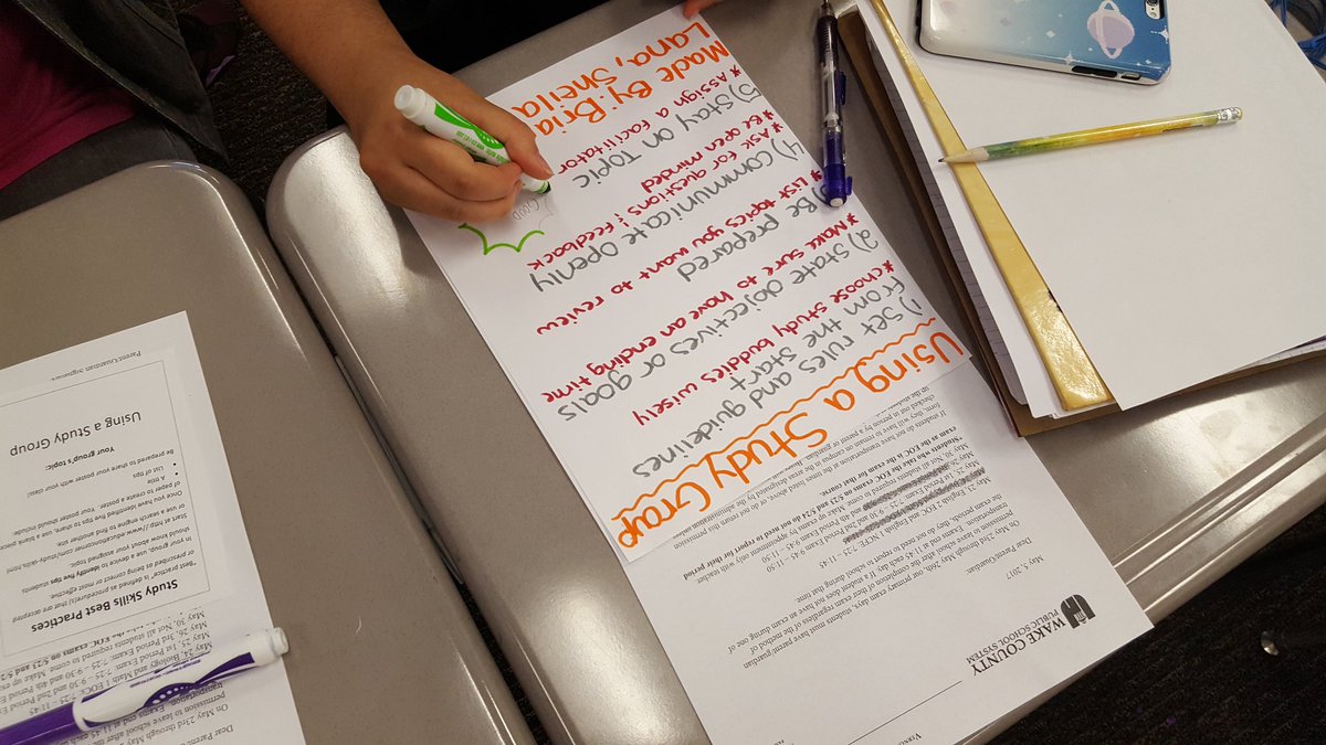 ITEACH2U2's tweet photo. Study tips @VernonMaloneCCA #VMready #VMstrong https://t.co/zNBJhQ1BSr