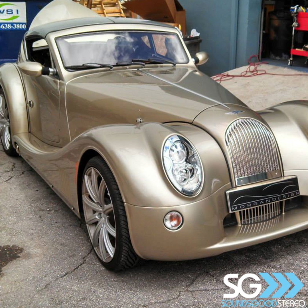 Not a car you see everyday :)  This <a href="/morganmotors/">Winchester Classics</a> Aero Coupe is something to see. Beautiful!  We are upgrading the audio system in it for on