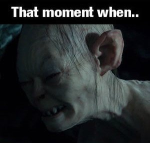 That moment when you realise that you forgot keys and food inside. 😂 #funny #LordOfTheRings #Food