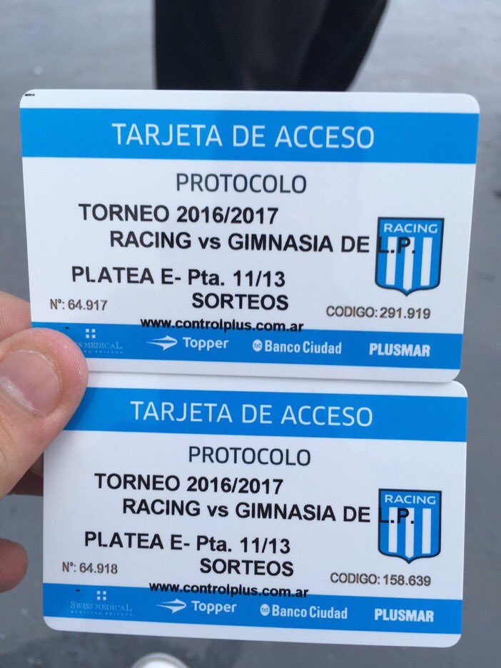 #RACING SORTEO 2 PLATEAS para el partido con GELP! Dale RT, seguinos y segui a <a href="/DavilaTomi/">Tomas Davila</a> <a href="/EzeReino/">Eze Reinoso ⭐⭐⭐</a> <a href="/inima_lucius/">Lucio Monopoli</a> y ya estas participando!!