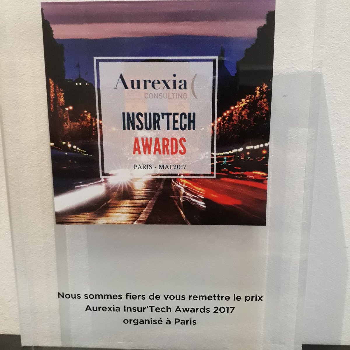 MyMinalea's tweet photo. L'Assistant Commercial Intelligent Minalea remporte l'Aurexia Insur'tech Award 2017 ! https://t.co/8JG0BClMfE