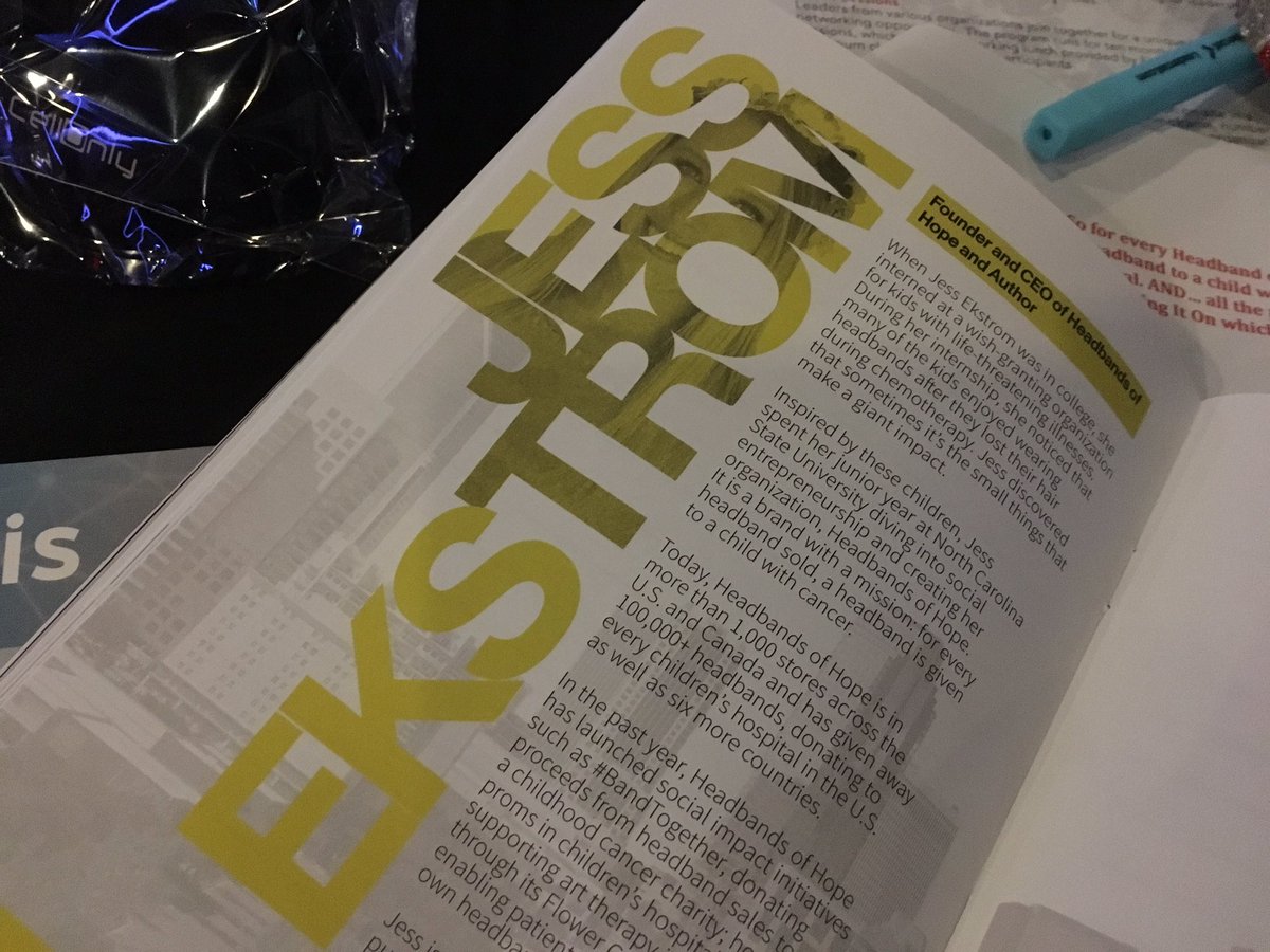LisaMBrouwer's tweet photo. You can make a living AND make a difference! @HeadbandsofHope #LeadercastSF #poweredbypurpose https://t.co/fMisr4cZnF
