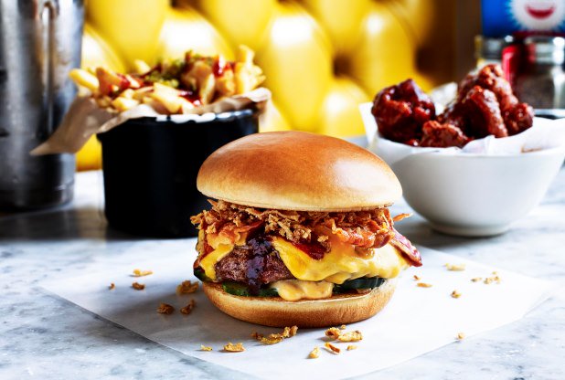 ByronCheapside's tweet image. You need to try our special "Kimcheese" burger, with a side of spicy Gangnam fries topped with Freddar cheese, jalapenos &amp;amp; gochuchang glaze.