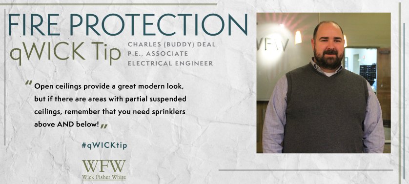 WickFisherWhite's tweet photo. Check out this week's WFW #qWICKtip from Electrical Associate Buddy Deal #FireProtectionFriday #electricalengineer #architecture https://t.co/6i2H6QtScC