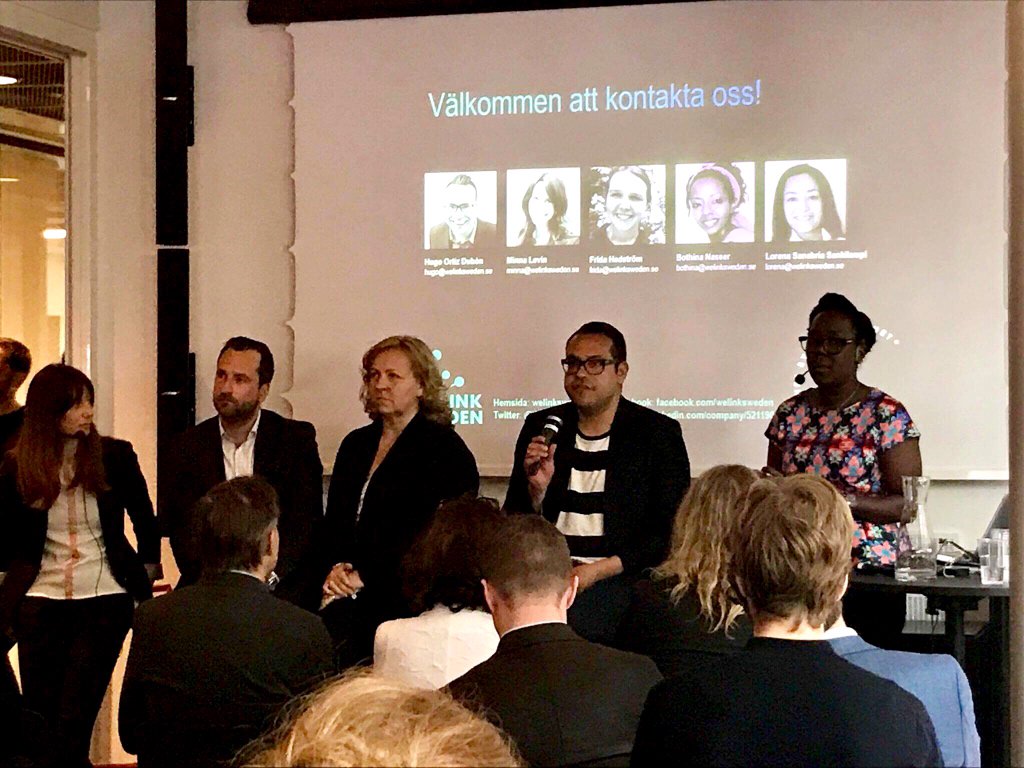WeLinkSweden's tweet photo. Lansering Näringslivsplattform #EntryHub
@Randstad @tillvaxtverket @HugoOrtizDubon @AnkiElken
@MinnaLevin https://t.co/RNGBAtN9mu