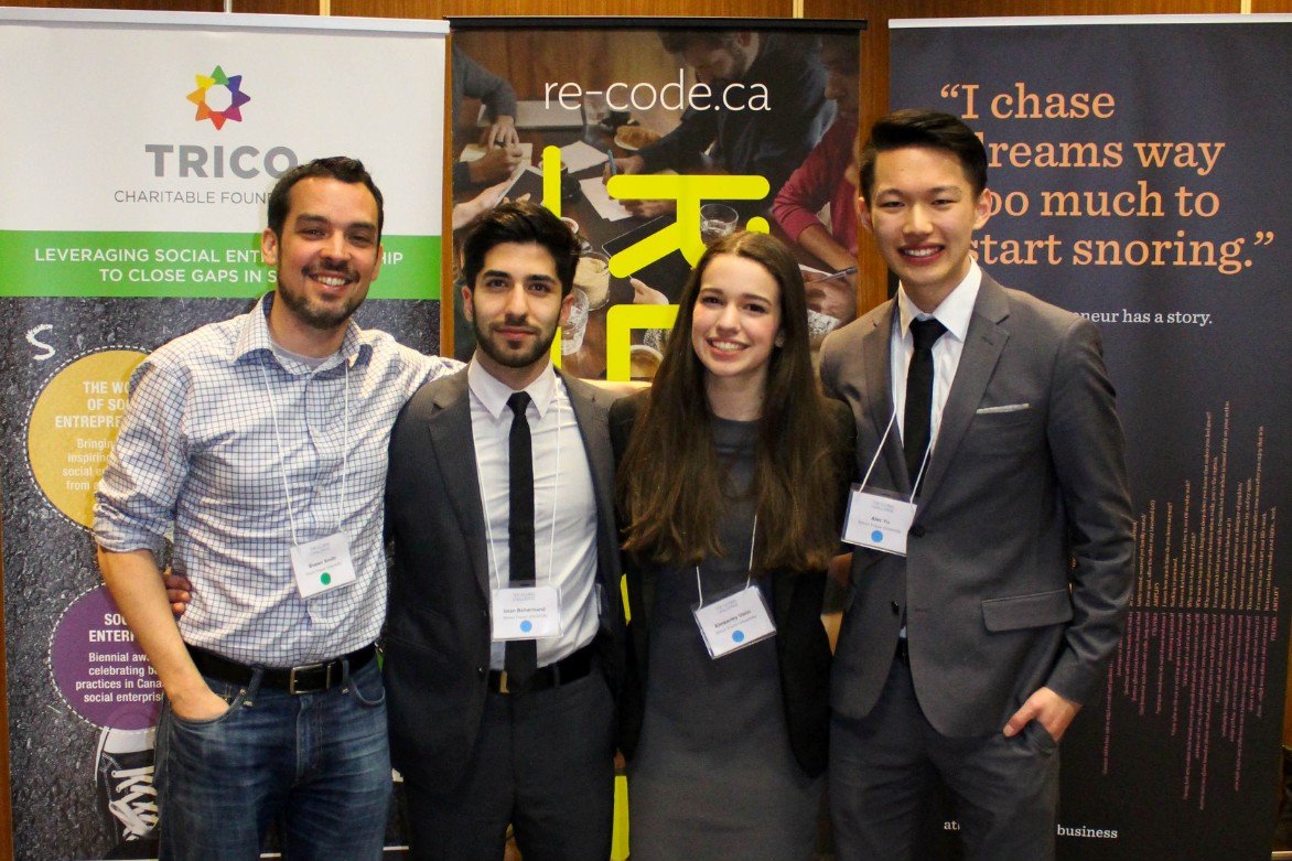 SFU's tweet photo. Woo! SFU team Alec Yu, Iman Baharmand & Kim Venn are the WINNERS of @maptheproblem! https://t.co/SRTWuoDwBI #maptheproblem https://t.co/98rsZXE5jh