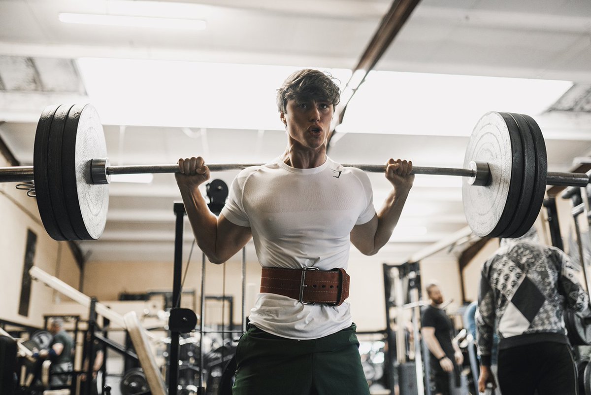 They'll never see you coming. David Laid working out in the