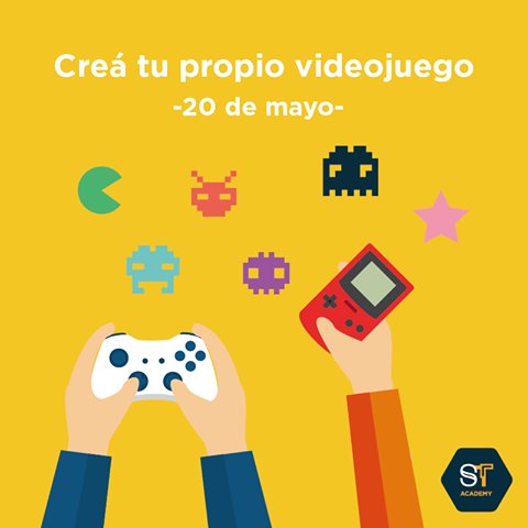 STechAcademy's tweet photo. ¡Formá parte de esta innovadora iniciativa! Se viene el Open Day Let's Play. Inscribite acá: https://t.co/GX24Z14tkQ https://t.co/zOYP4MkGX6