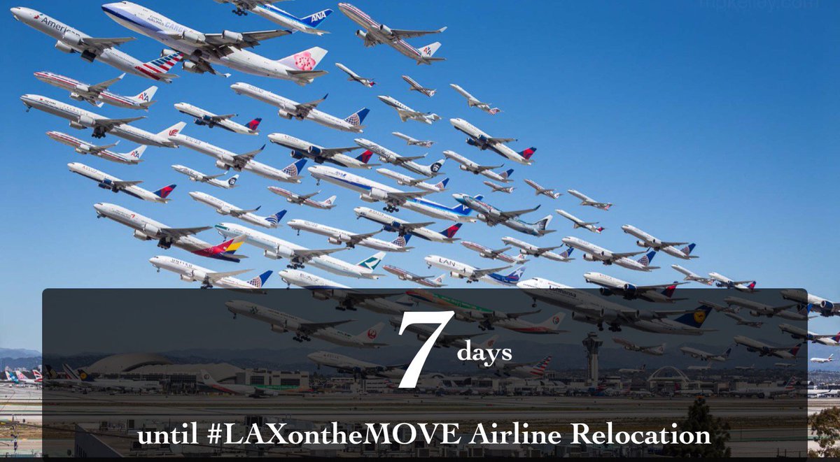 [PIC] 7 days until <a href="/Delta/">Delta</a> moves May 12 from T5 to T2/T3. Other airlines moving too. Contact airlines. ow.ly/q6oF30brgVj #LAXontheMOVE