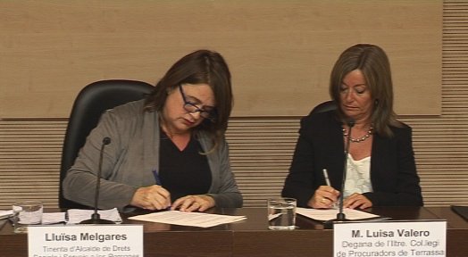 CanalTerrassa's tweet photo. Renovat i actualitzat el conveni de col·laboració entre l’@ajterrassa i @procusterrassa. #Terrassa https://t.co/uNHD1AaOIq https://t.co/AryegJLwkv