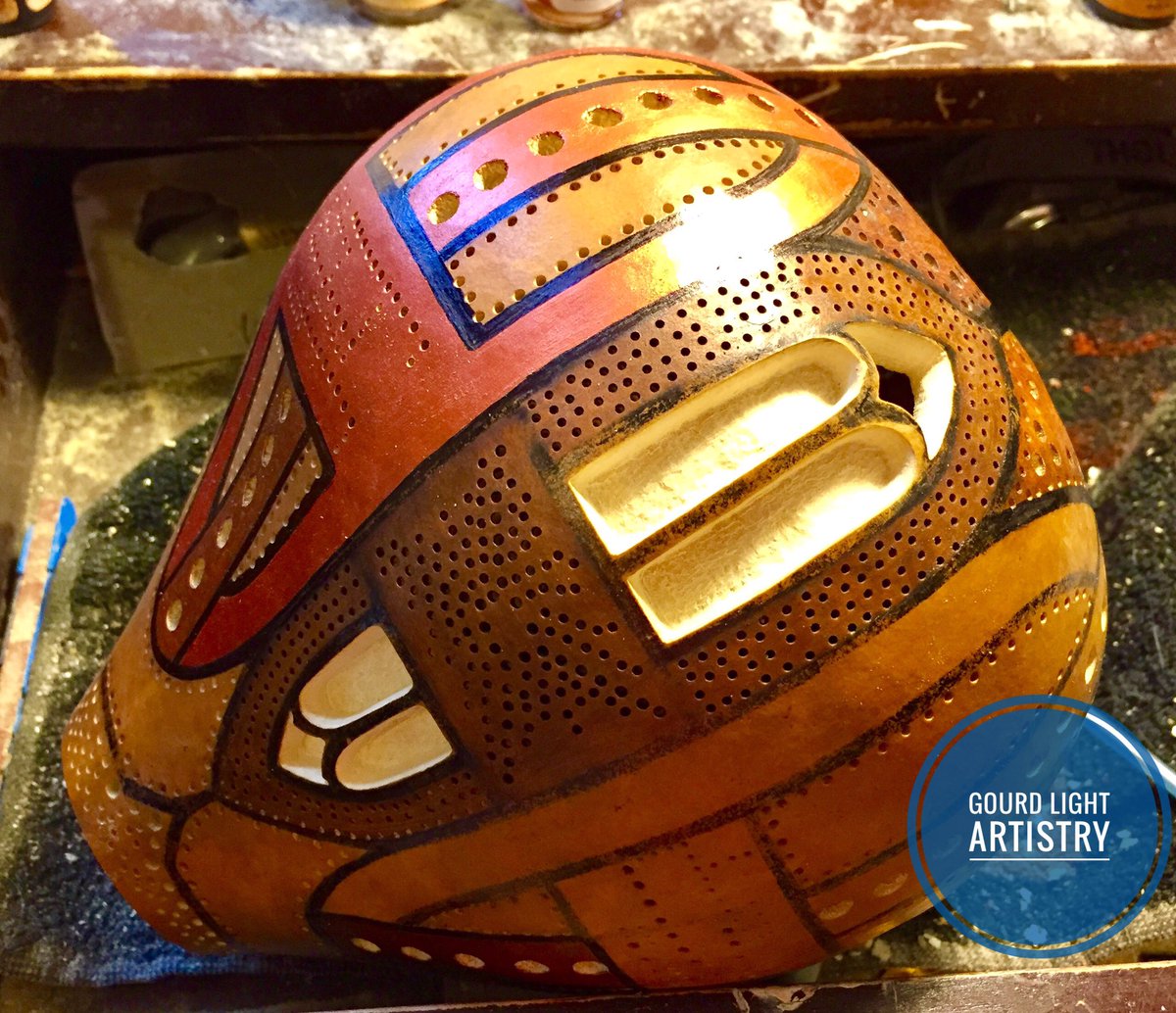 gourdlight's tweet photo. #workinprogress #watchforupdates #gourdlamps #art #lightingdesign #homedecor #gifts https://t.co/ijPu4RuWqJ