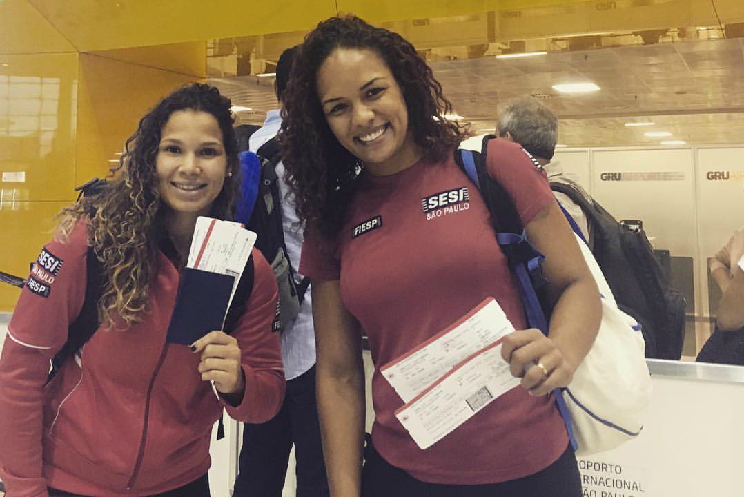 Aline Silva e Lais Nunes representam o Sesi-SP no Pan-americano de Luta Olímpica, neste fim de semana na Bahia! goo.gl/0yzB7V