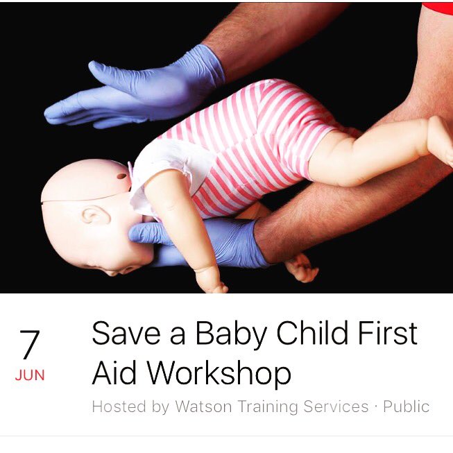 Book onto our next save a Baby/Child #FirstAid #Workshop 7th June <a href="/TheCairnHotel/">The Cairn Hotel</a> just £15pp 7-9pm #saveababy #saveachild #harrogate