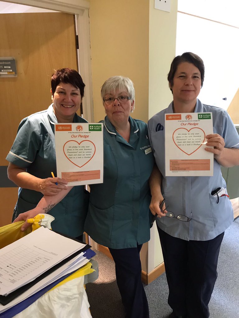 Tracyjbax's tweet photo. @NHInfectPrevent @NuffieldHealthIpswich #WHO5thMayhandhygiene #gloveactually #multidisciplinaryteampledge https://t.co/aRfc1uXESS