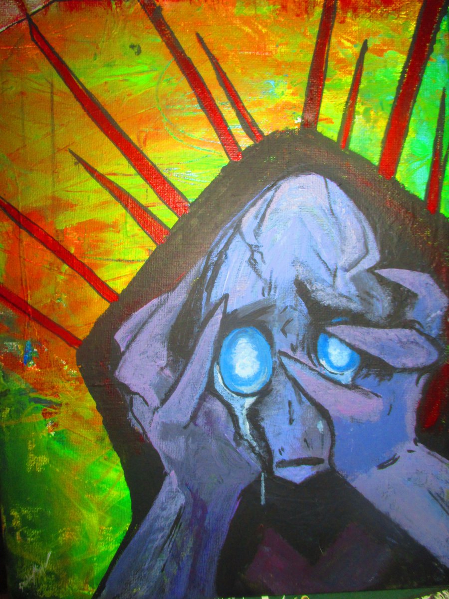 InfinitDesign3r's tweet image. New Paintings! #Art - #Alien #Weirdness